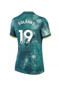 Tottenham Hotspur Dominic Solanke #19 Voetbaltruitje 3e tenue Dames 2024-25 Korte Mouw